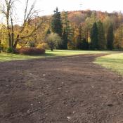 Baustellenzufahrt nach Rekultivierung &copy; H. Wiegel